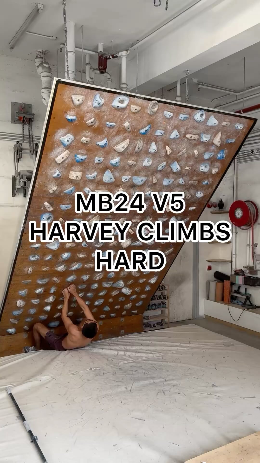 Harvey Climbs Hard, 6C/V5