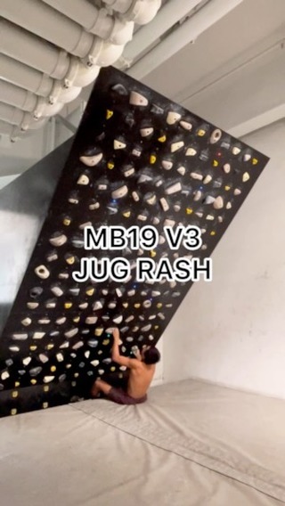 JUG RASH, 6A+/V3 benchmark