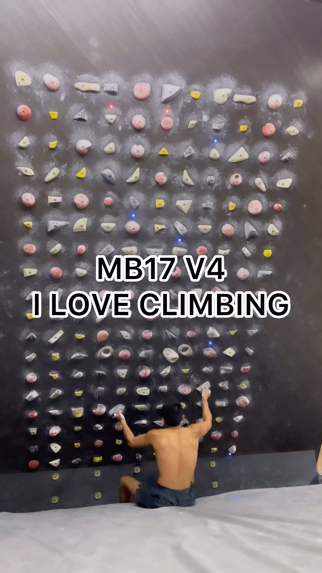 I love climbing, 6B/V4 benchmark