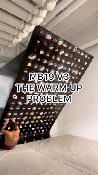 THE WARM UP PROBLEM, 6A+/V3 benchmark