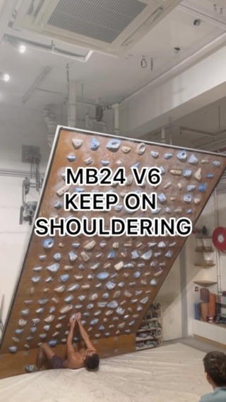 Keep on Shouldering, 7A/V6 benchmark